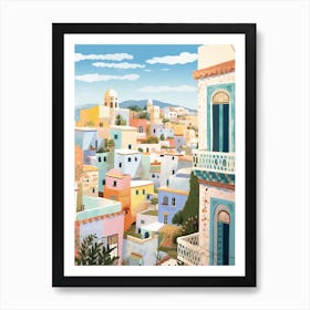 Tangier Morocco 1 Illustration Art Print