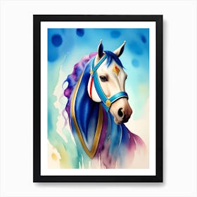 Horse Portrait Art Print