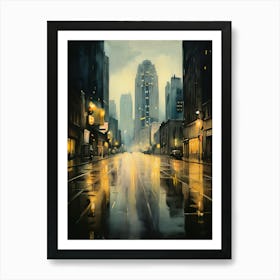 The City After The Rain Art Print