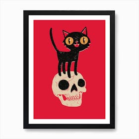 Look What The Cat Dragged In Art Print