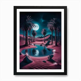 Pink Desert Art Print