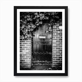 Garden Door In London // Travel Photography Art Print