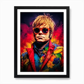 Elton John (1) Art Print