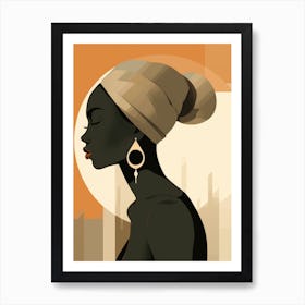 Portrait Of African Woman 21 Art Print