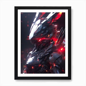 Sci-Fi Art Rabbit Art Print