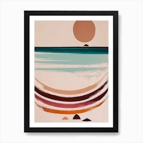 - Abstract Minimal Boho Beach 11 Art Print