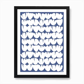 Tulips Hague Blue Art Print