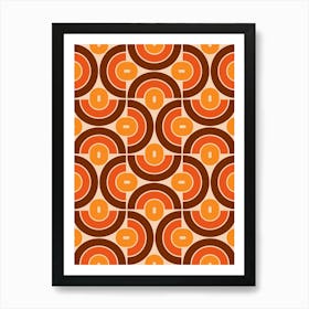 Mid Century Modern Geometric Art Print