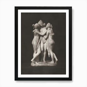 Sensual nude sculpture, Art Print