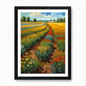 Field Of Flowers 2 Art Print