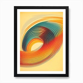 Gravity Wave Vintage Sketch Space Art Print