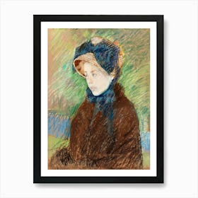 Susan In A Straw Bonnet (1883), Mary Cassatt Art Print