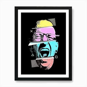 Scream chester bennington Art Print