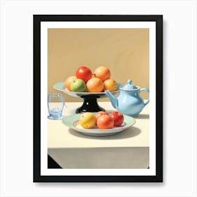 Table With Fruit 1 Art Print