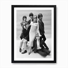 Pattie Boyd and The Rolling Stones, John French Art Print