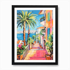 Cannes France 4 Fauvist Painting Art Print