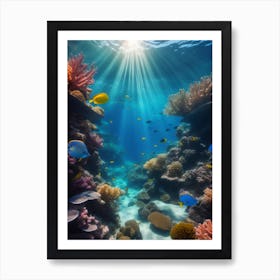 Coral Reef Art Print