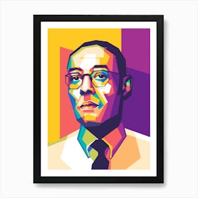 Gus Fring Wpap Art Print