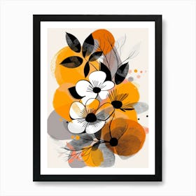 Abstract Floral Painting 28 Art Print