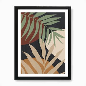 Floral and tropical botanical 7 Art Print