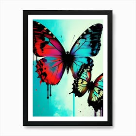 Butterfly Painting 199 Art Print