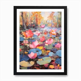 Autumn Gardens Painting Lotusland Usa 1 Art Print