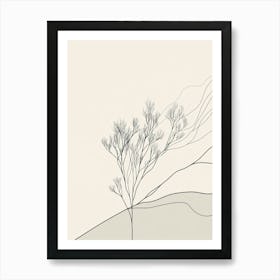 Tree In The Wind Art Print