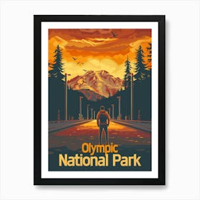 Olympic National Park Art Print