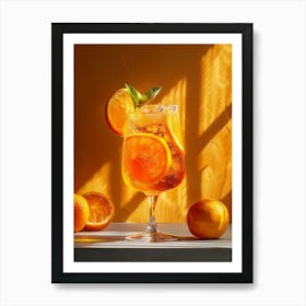 Aperol Spritz Orange 71 Art Print