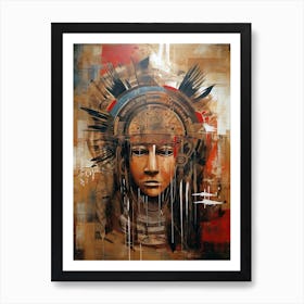 Nomadic Expressions: Weaving Tales of Native Beauty Art Print