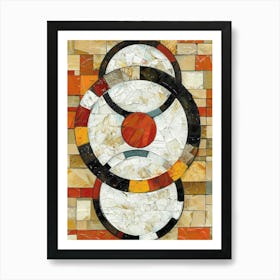 Abstract Circles 111 Art Print