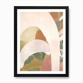 Muted Neutrals Abstract 15 Art Print