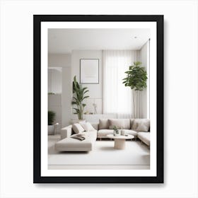 Modern Living Room 18 Art Print