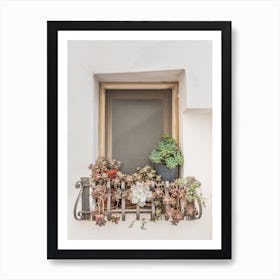 Window In A Village In Puglia In Italy Art Print