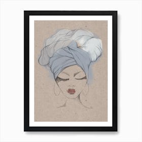 Turban Woman 1 Art Print