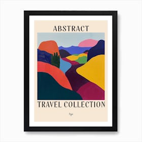 Abstract Travel Collection Poster Togo 3 Art Print