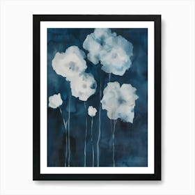 Blue Poppies 15 Art Print