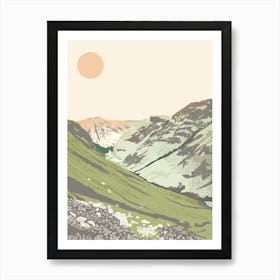 Scottish Highlands The Lost Valley Art Print