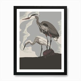 Great Blue Heron Art Print