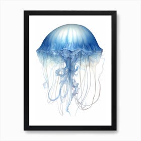 Portuguese Man Of War Jellyfish 3 Art Print