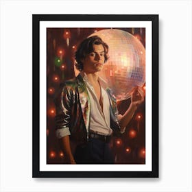 Harry Styles Disco 3 Art Print