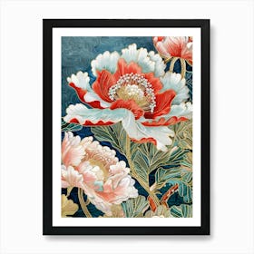 Chinese Flower Painting 42 Art Print