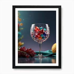 Glass Of Wine Art Print