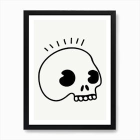 Skull Illustration Art Print