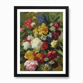 Alstromeria Painting 3 Flower Art Print