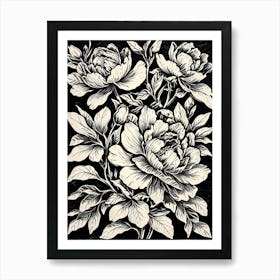 Peonies 1 Art Print