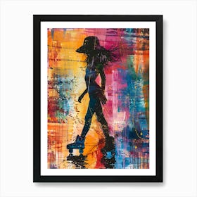 Roller Girl 5 Art Print