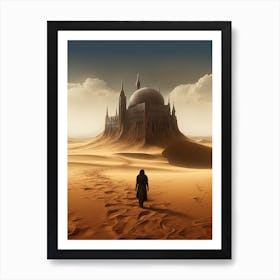 Dune Sand Desert Building 10 Art Print