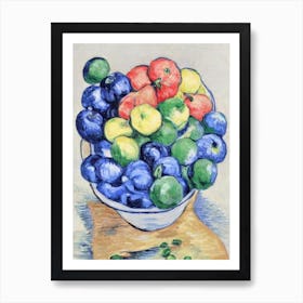 Pepino 1 Vintage Sketch Fruit Art Print