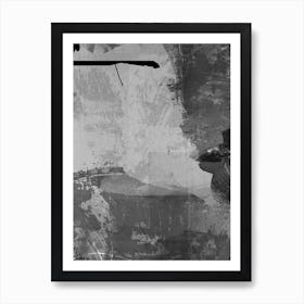 Black & White Abstract 1 Art Print